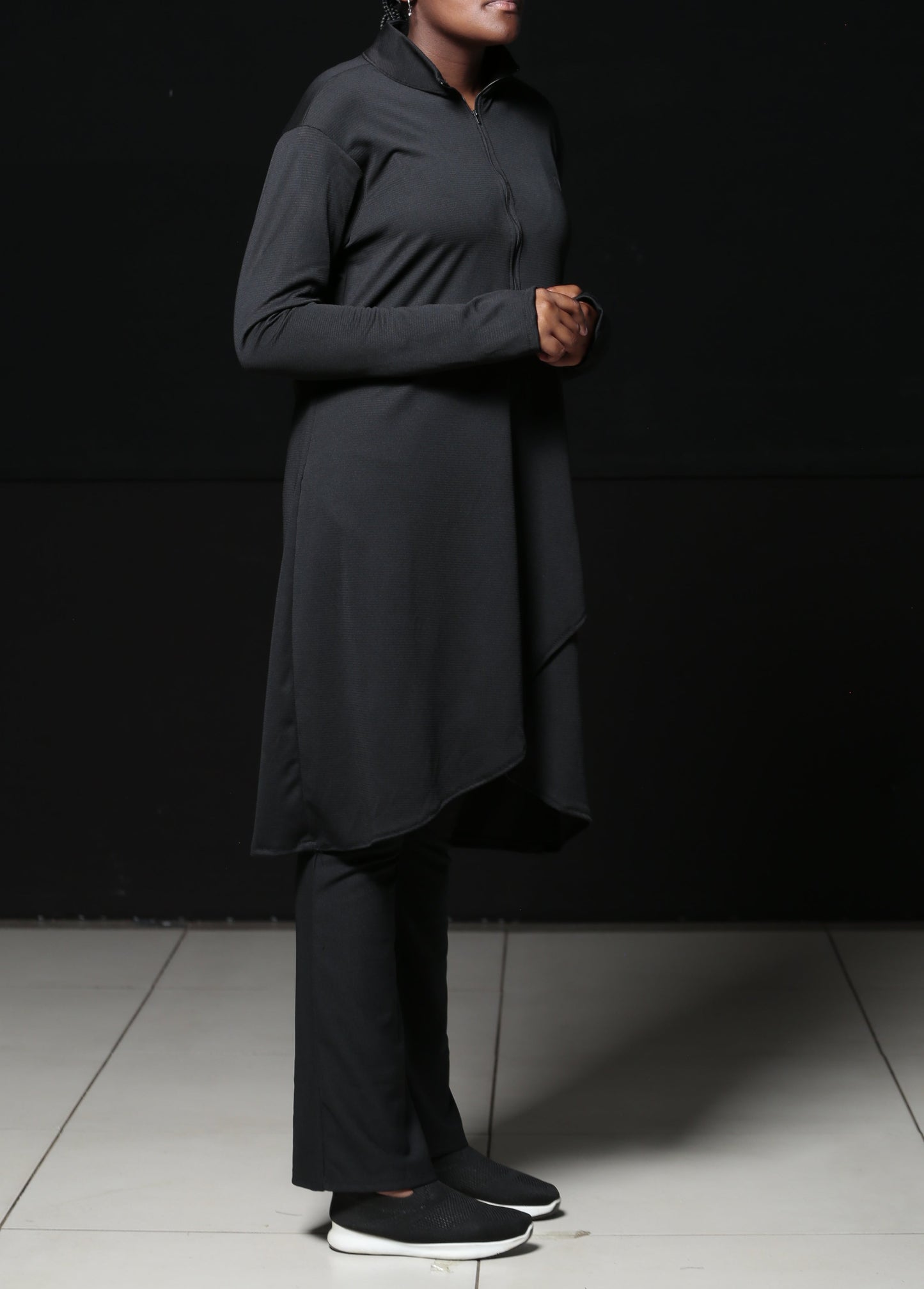 Side View of Modest Sports Tunic