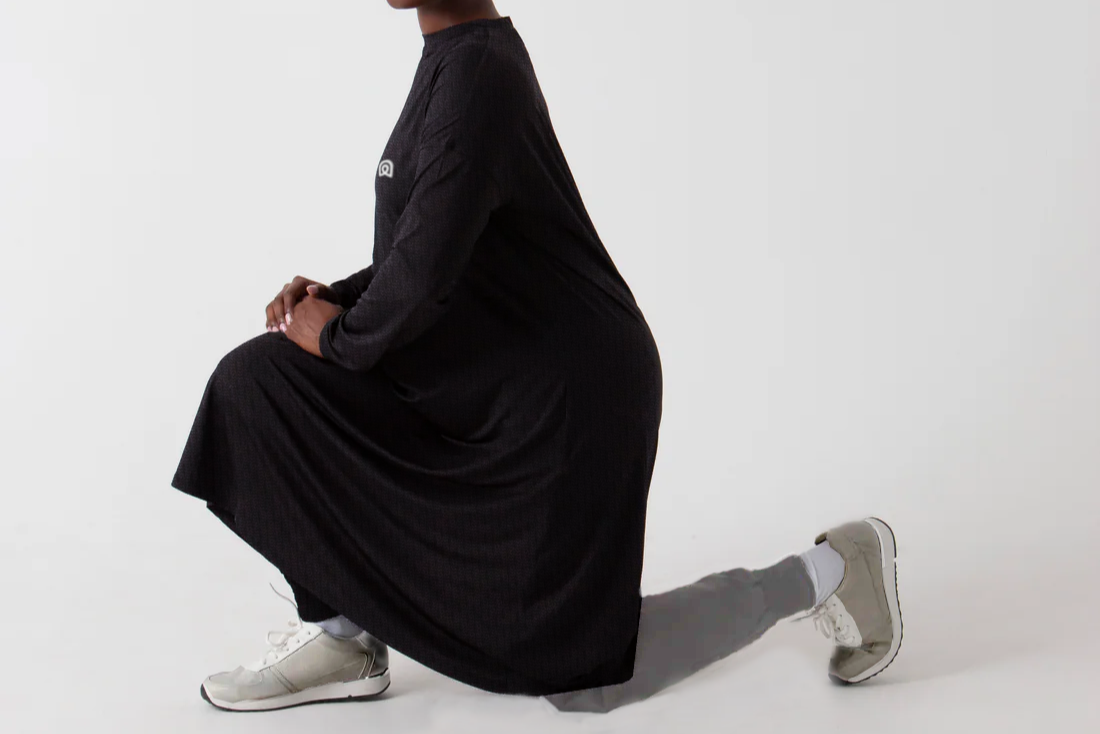 Flare Sports Abaya - full length